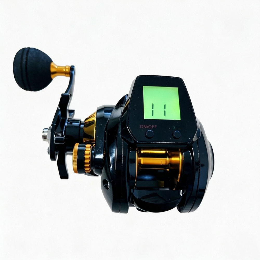 Carretilha de pesca eletrônica - Trolling Reel avaliação e preço